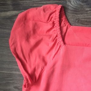 Banana Republic Tops - Banana Republic Coral Cap Sleeve Blouse Banana Republic Tops - Banana Republic Coral Cap Sleeve Blouse